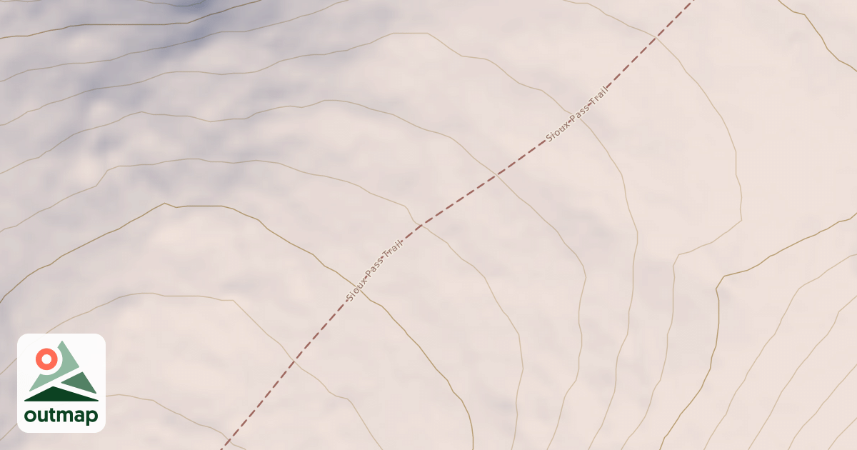 Map of Cd South Snowmobile Trail