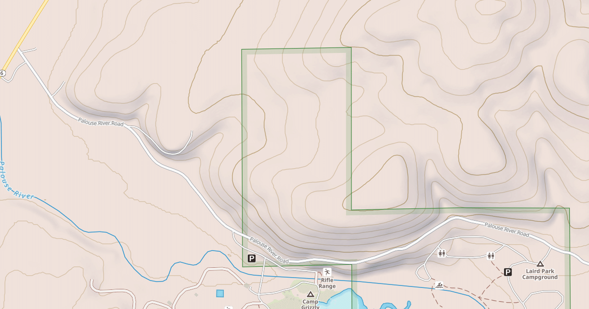Map preview of PALOUSE RIVER EMERALD CR