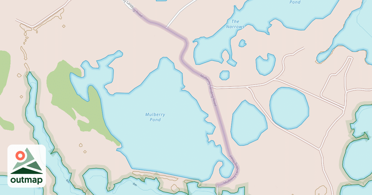 Map of Mulberry Landing Road