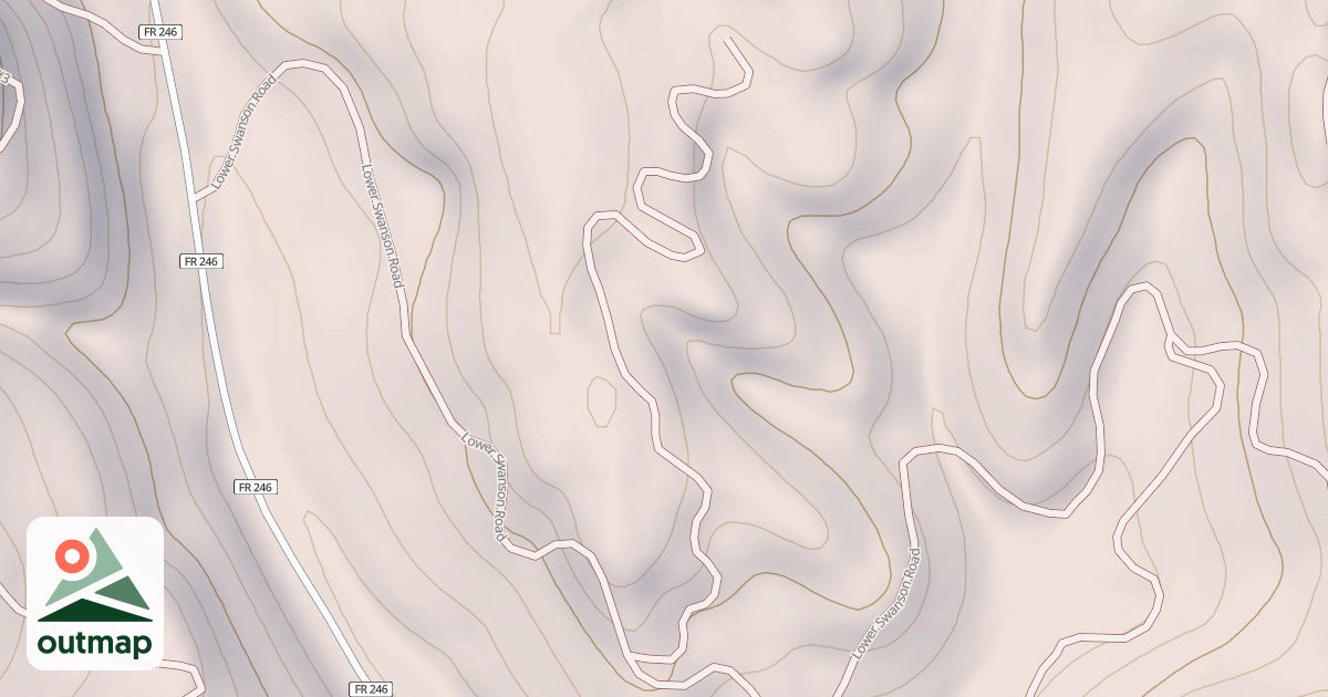 Map of LOWER SWANSON A