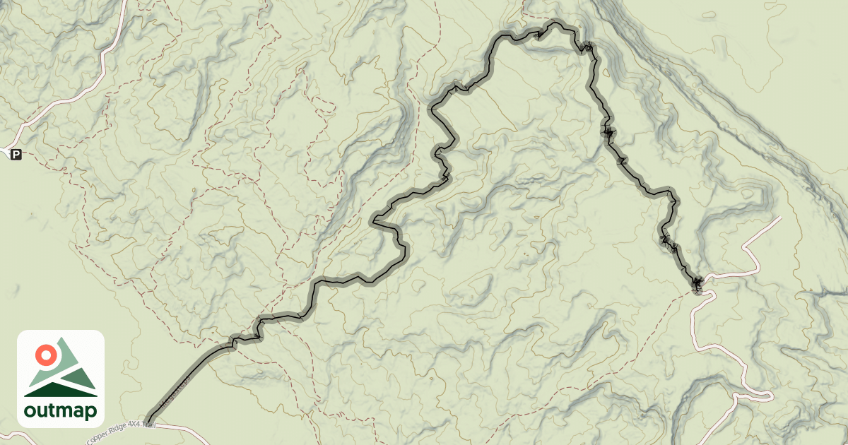 Map of Megasteps Trail