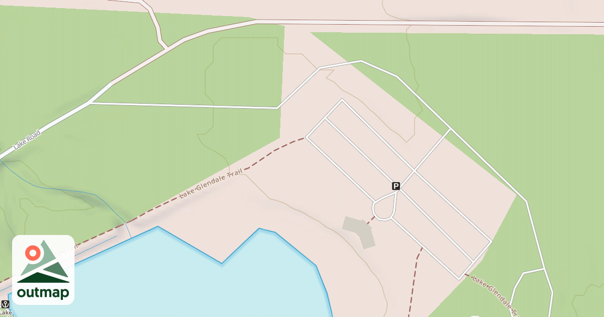 Map of LAKE GLENDALE REC SITE