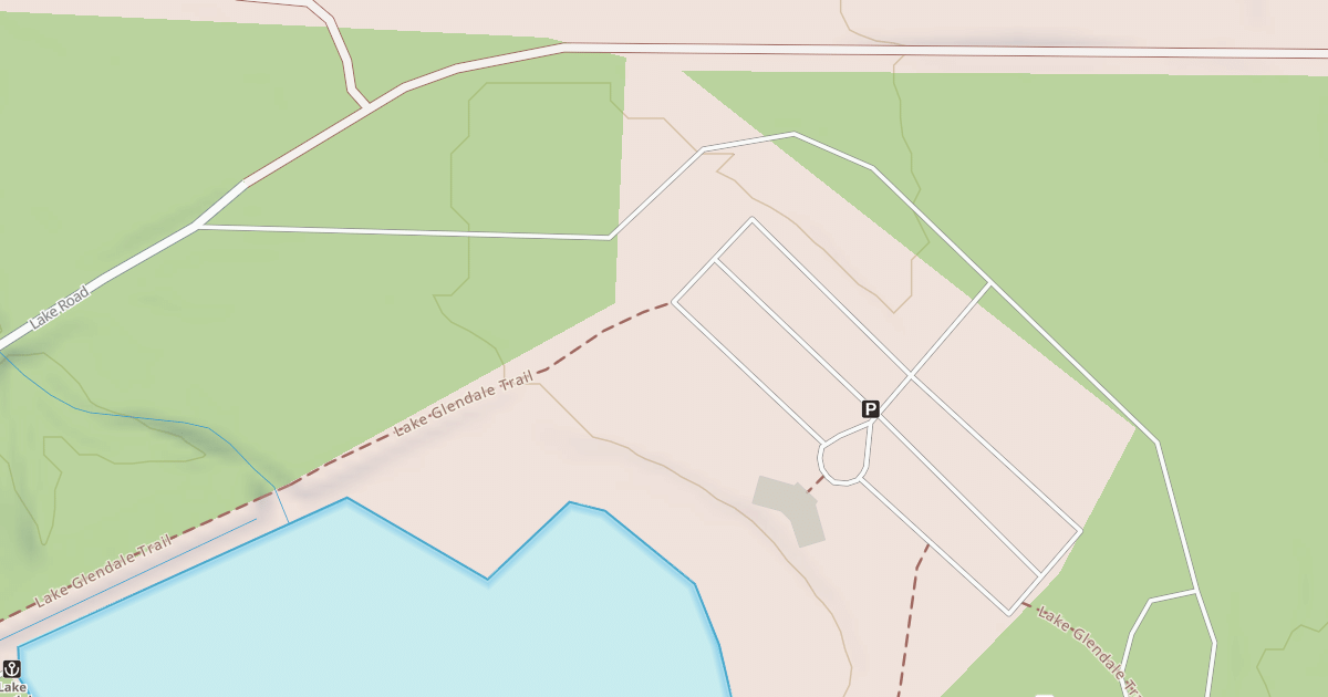 Map preview of LAKE GLENDALE REC SITE