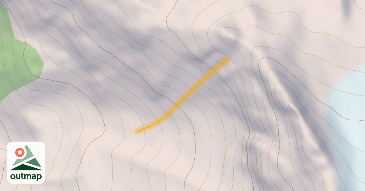 Map of Sunrise Chute