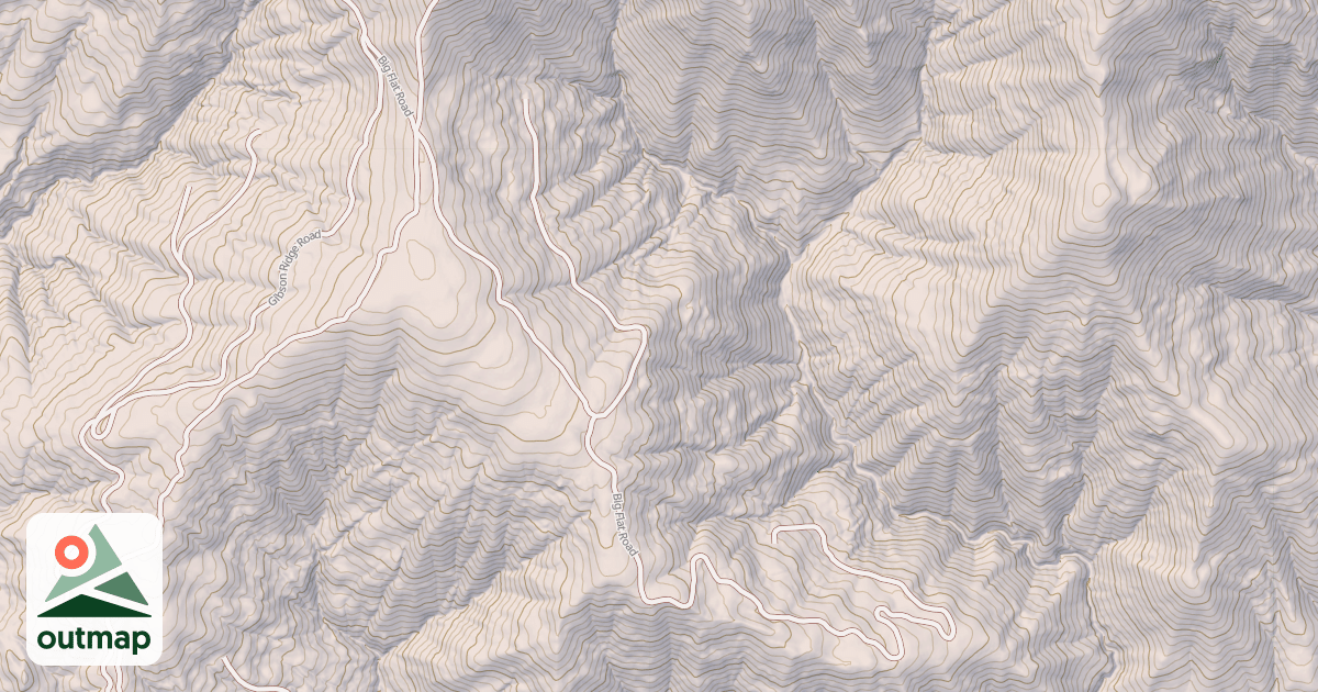 Map of BIG FLAT