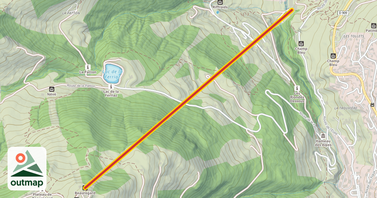 Map of Beauregard
