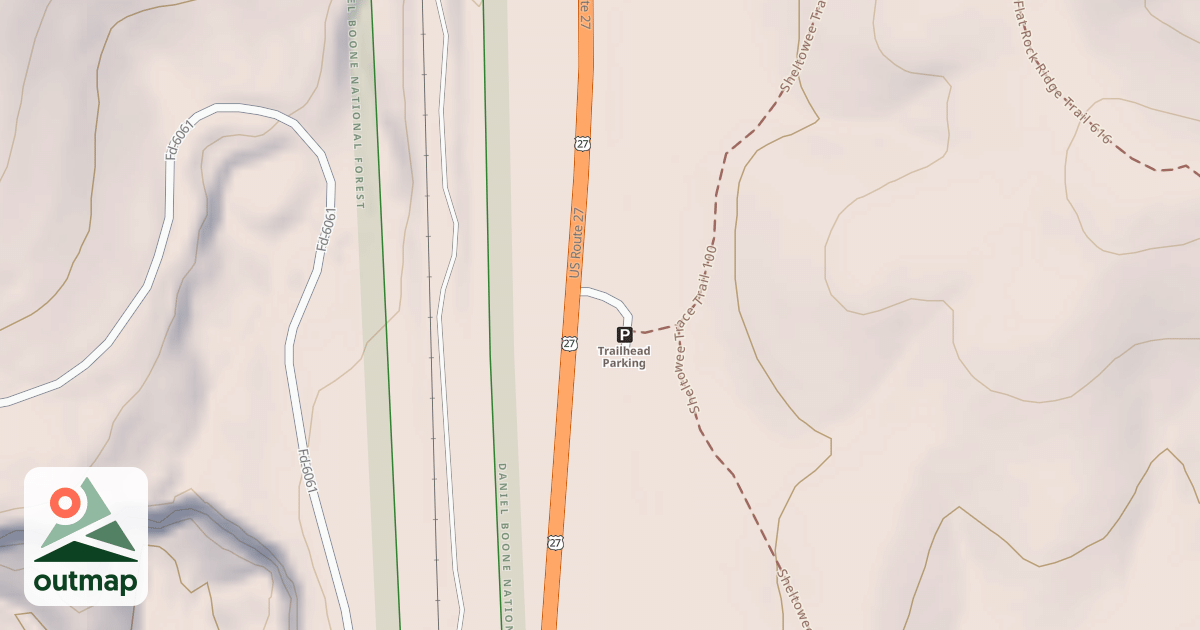 Map of TRAILHEAD PARKING