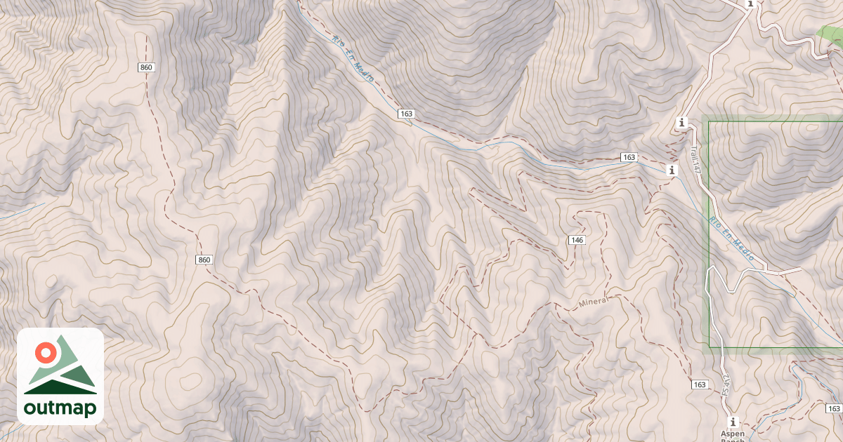 Map of USFS Motor Vehicle Use Map Trails 11663