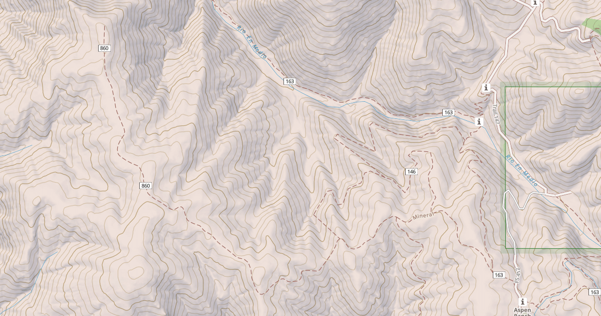 Map preview of USFS Motor Vehicle Use Map Trails 11663