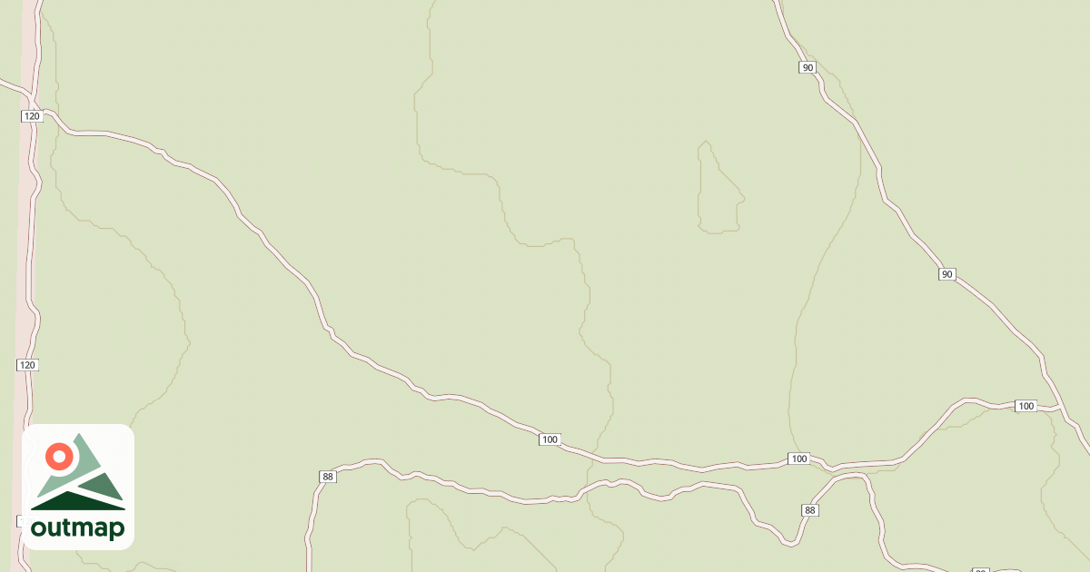 Map of Millican Plateau Tr100