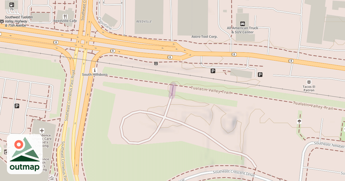 Map of Reed farm Driveway