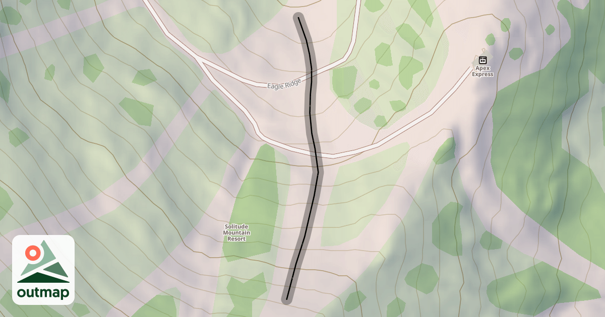 Map of Diamond Lane