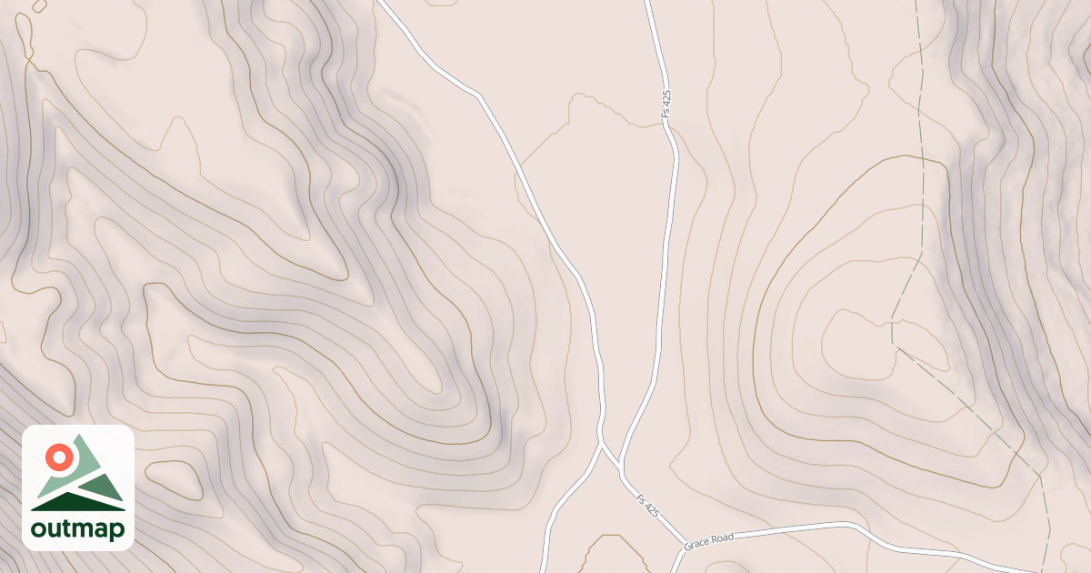Map of CHEATBECK BASIN WEST
