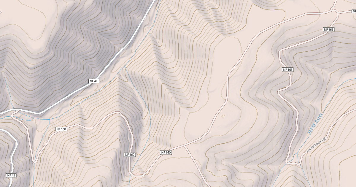 Map preview of PINKHAM BUTTE / CABIN RIDGE