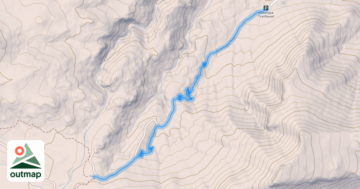 Map of Antelope Trail