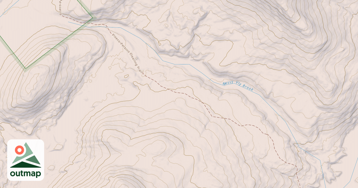 Map of Piseco-Perkins Clearing Trail