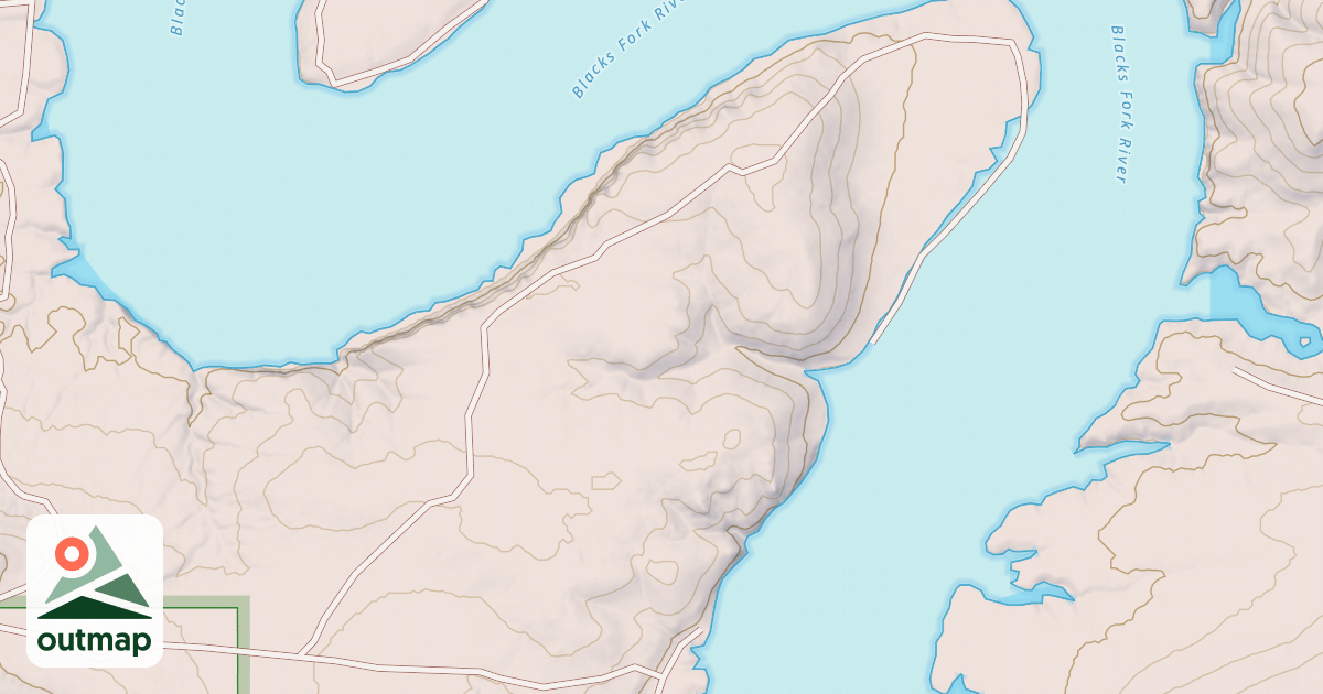 Map of BLACKS FORK DISPERSED J