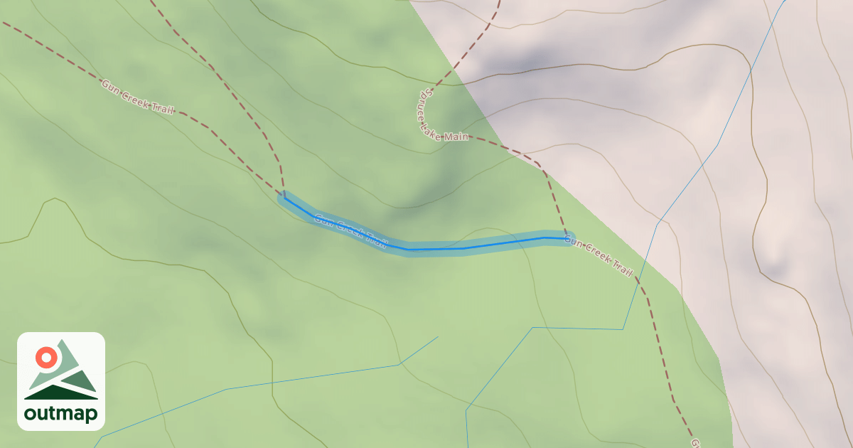 Map of Gun Creek Trail