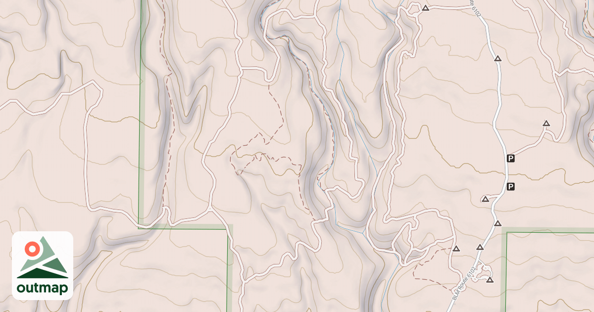 Map of Blm T6101b