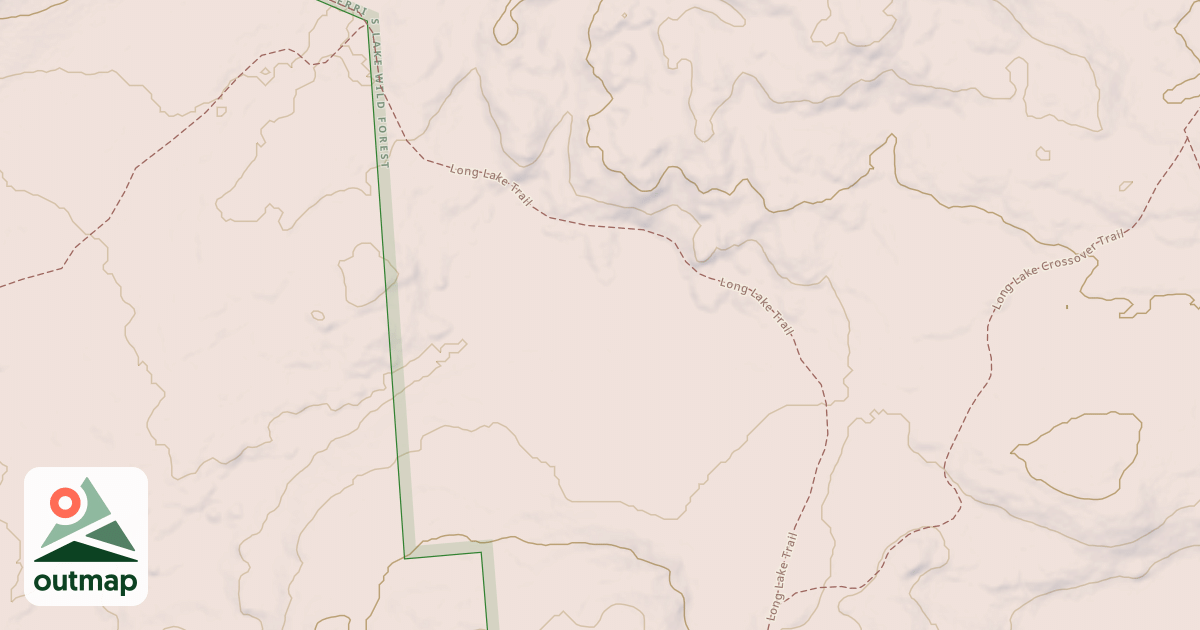 Map of Long Lake Trail