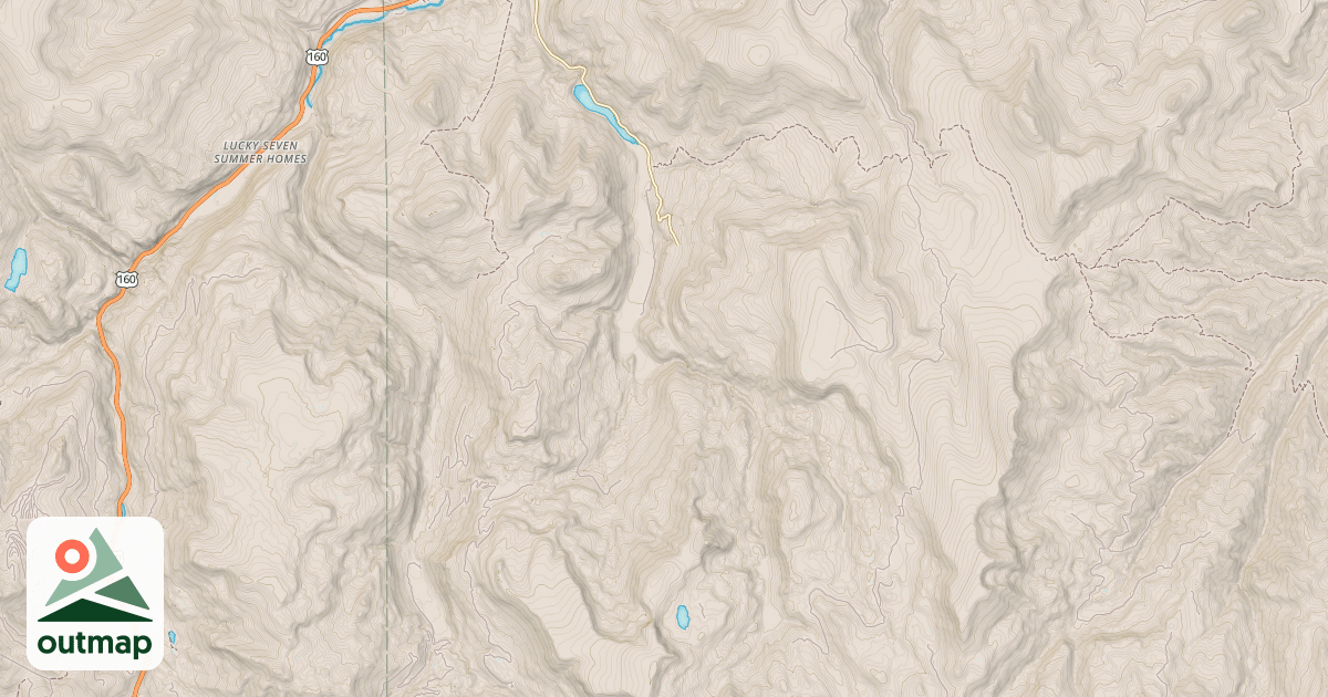 Map of BEAVER CR