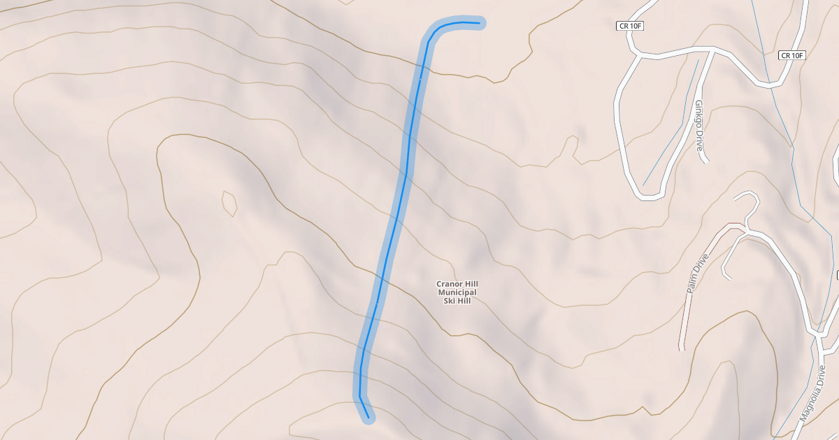 Map preview of Cranor Hill