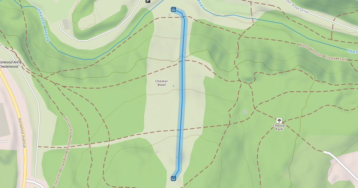 Map preview of Raspberry Run