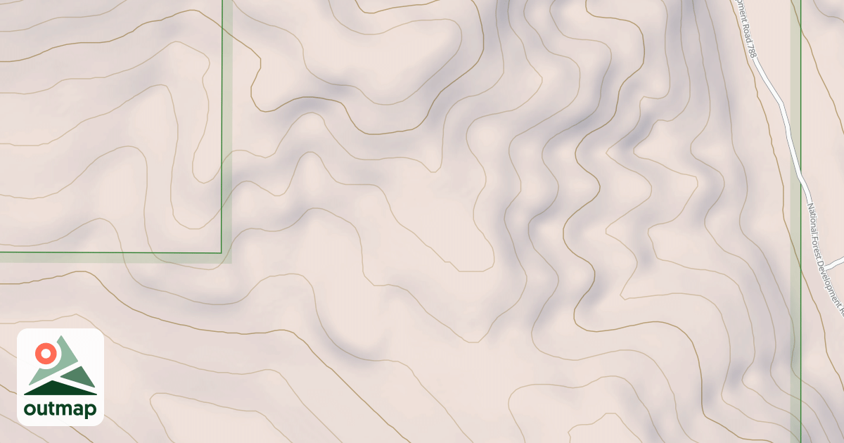 Map of EAST SIDE MAPLE CREEK B