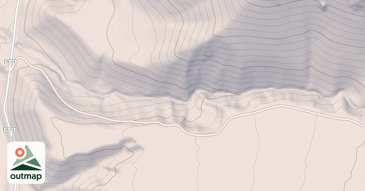 Map of Granite Creek
