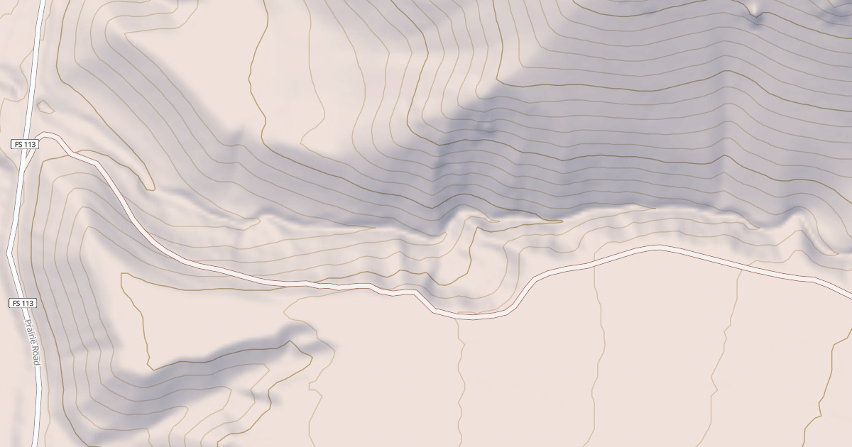 Map preview of Granite Creek