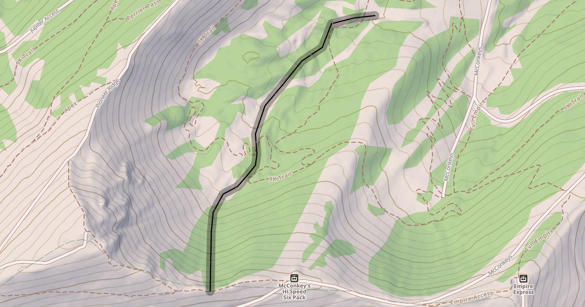 Map preview of P-Zone