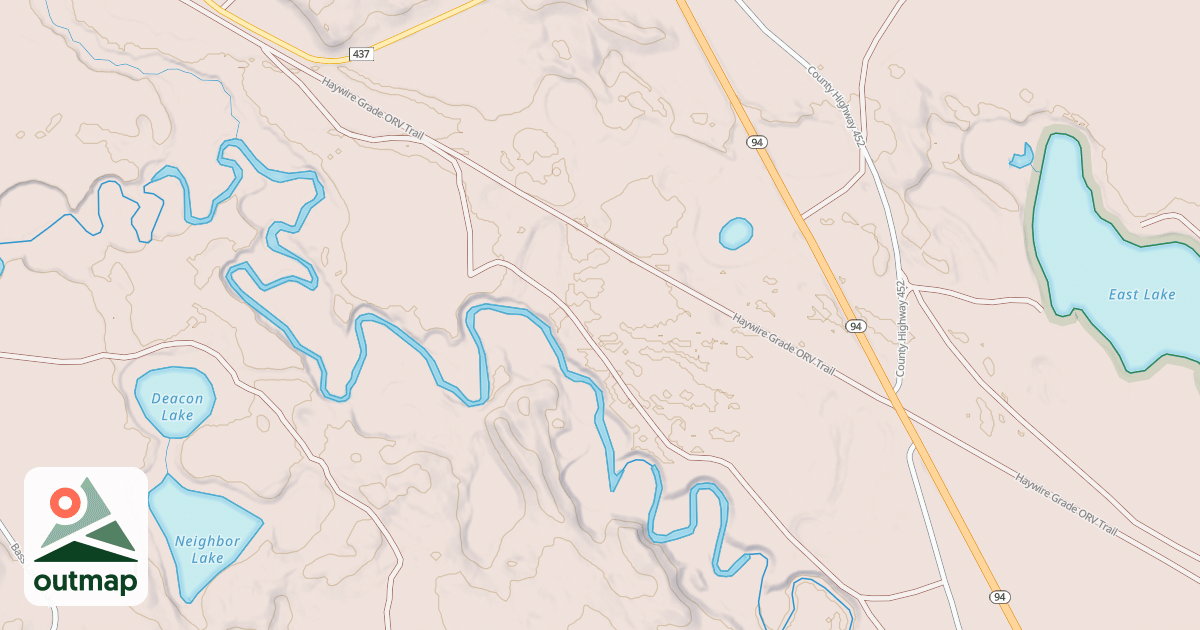 Map of RIVER BANK