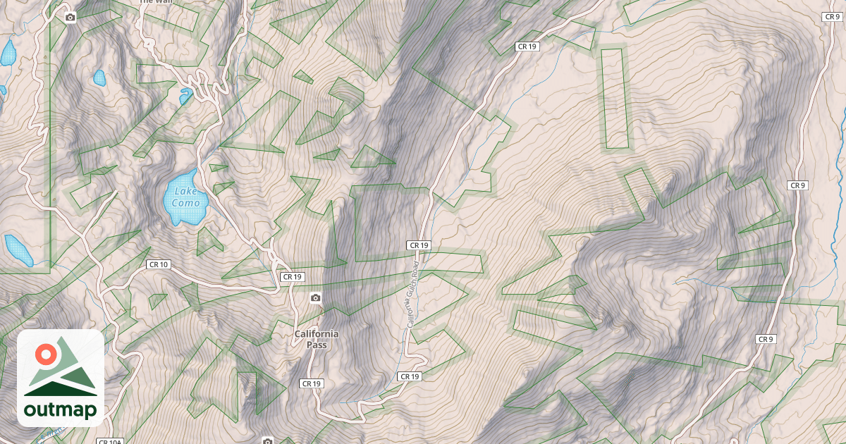 Map of County Road 19