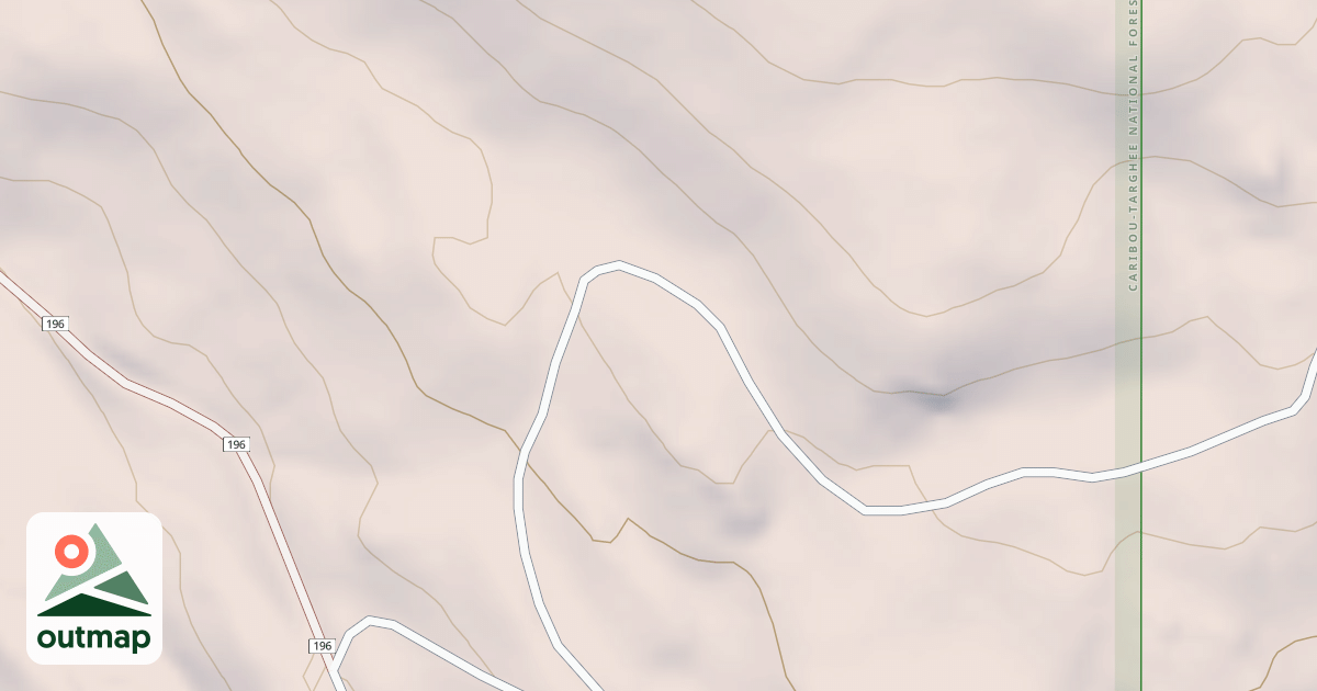 Map of WEBBER SPUR