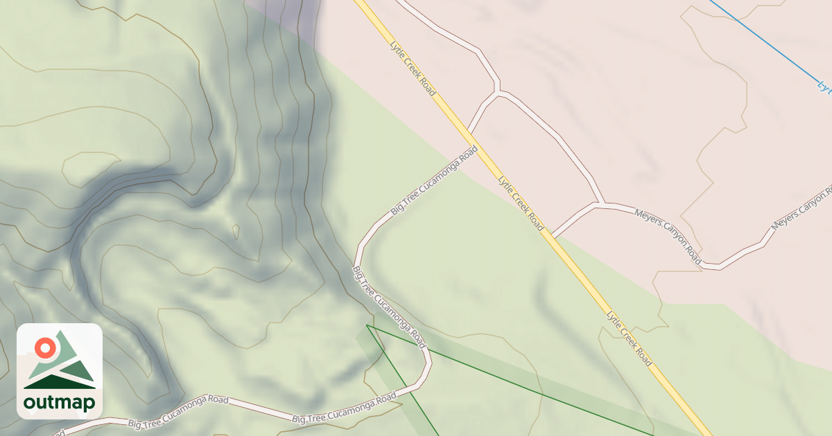 Map of BIG TREE CUCAMONGA