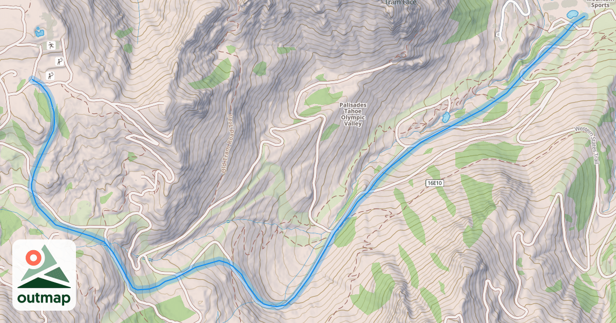 Map of Mountain Run