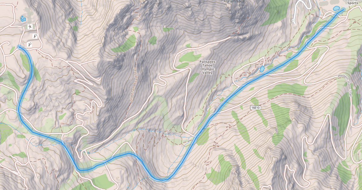 Map preview of Mountain Run