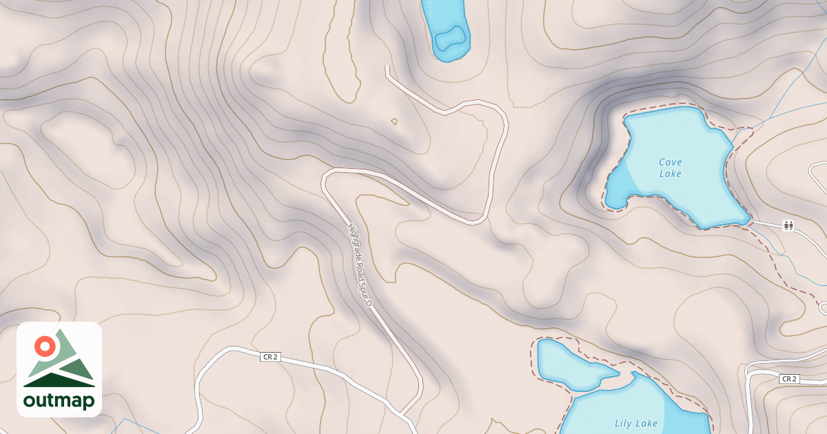 Map of HIGHGRADE SPUR D