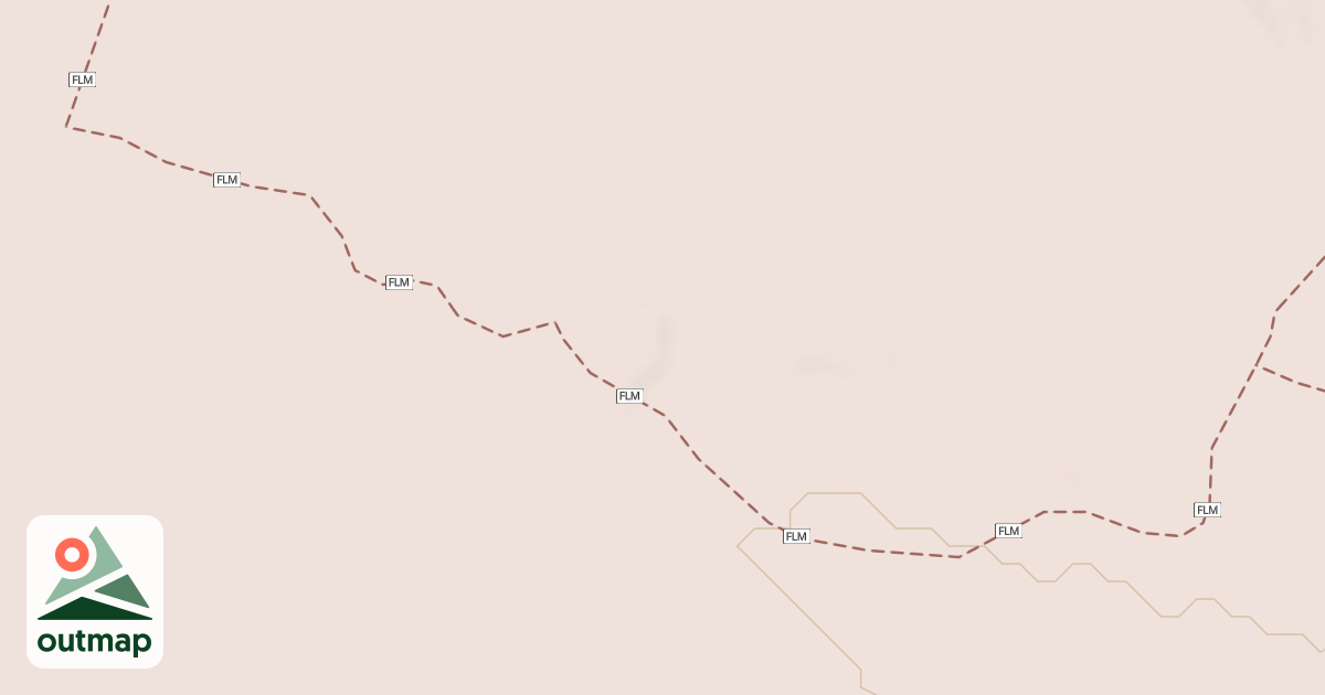 Map of Foreman Lake Motorcycle Trail