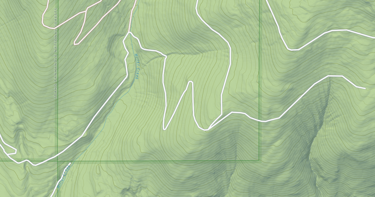 Map preview of HARVEY CREEK