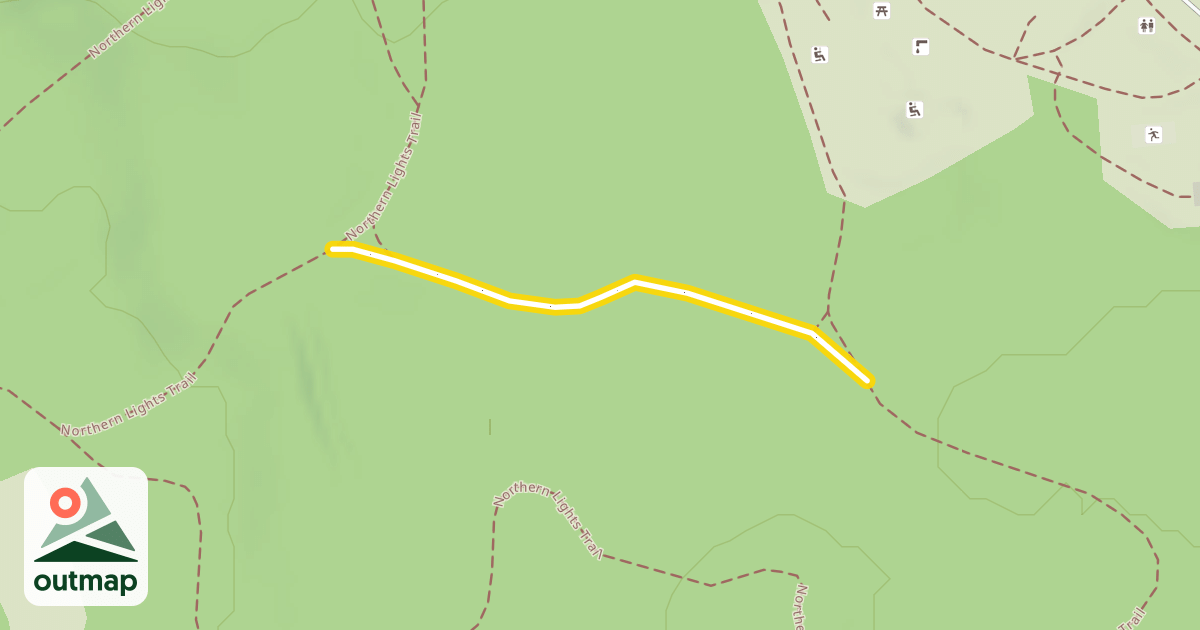 Map of Northern Lights Trail
