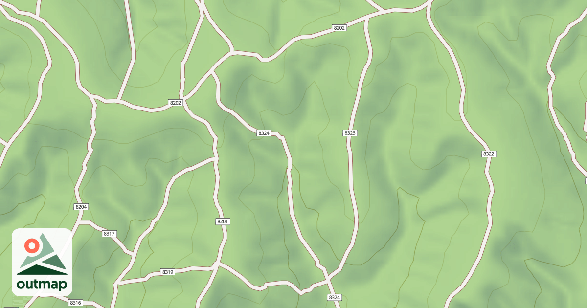 Map of USFS Motor Vehicle Use Map Trails 19137