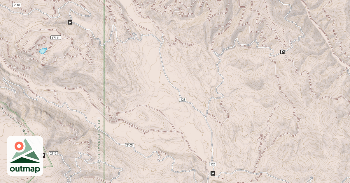 Map of GOLD CREEK