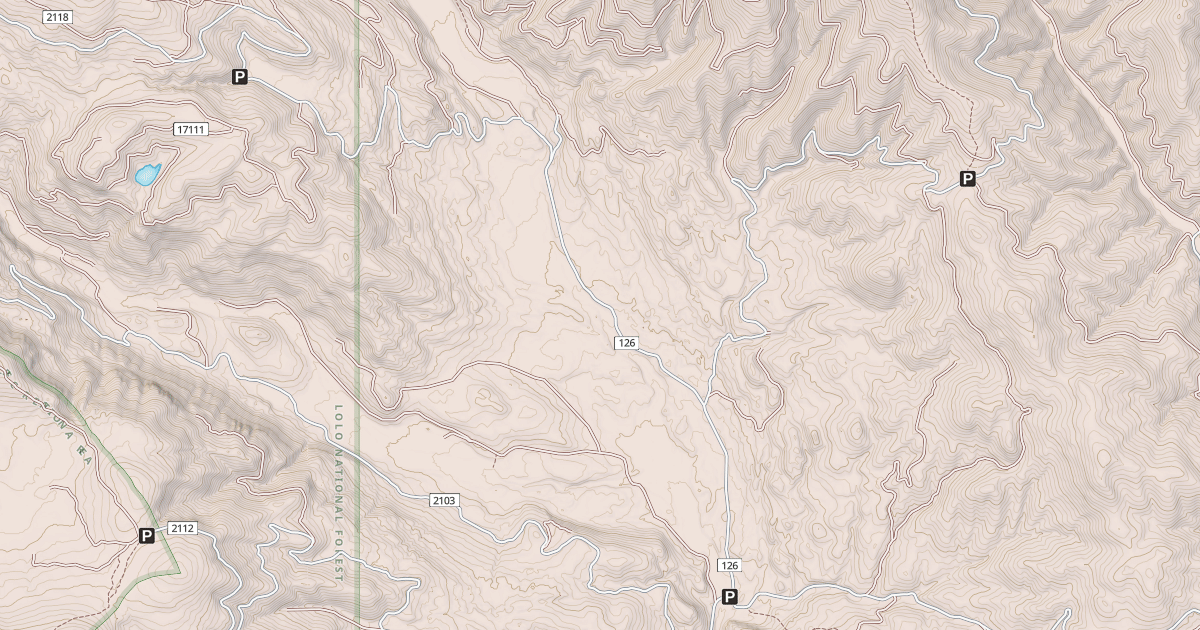 Map preview of GOLD CREEK