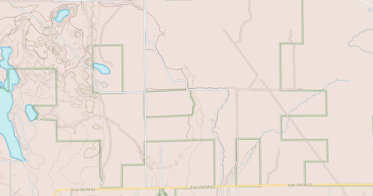 Map preview of Little Manistee Motorcycle Trail
