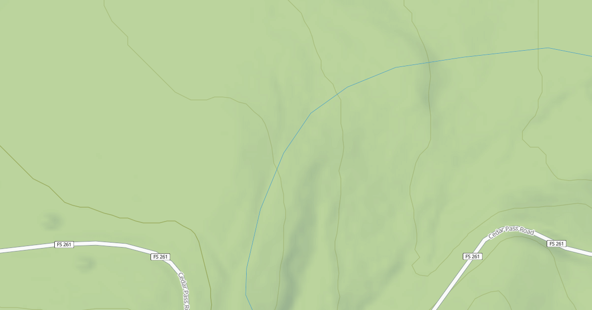 Map preview of CEDAR PASS SPUR 1H