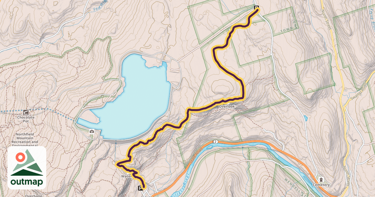 Map of NET/M&M Trail
