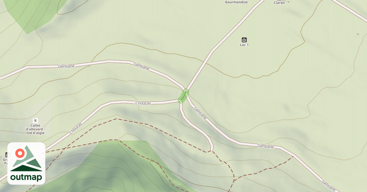Map of Choucas