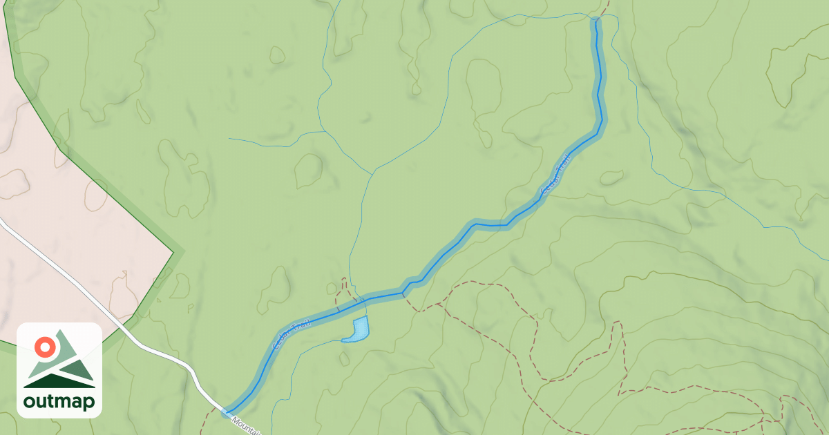 Map of Cedar Trail