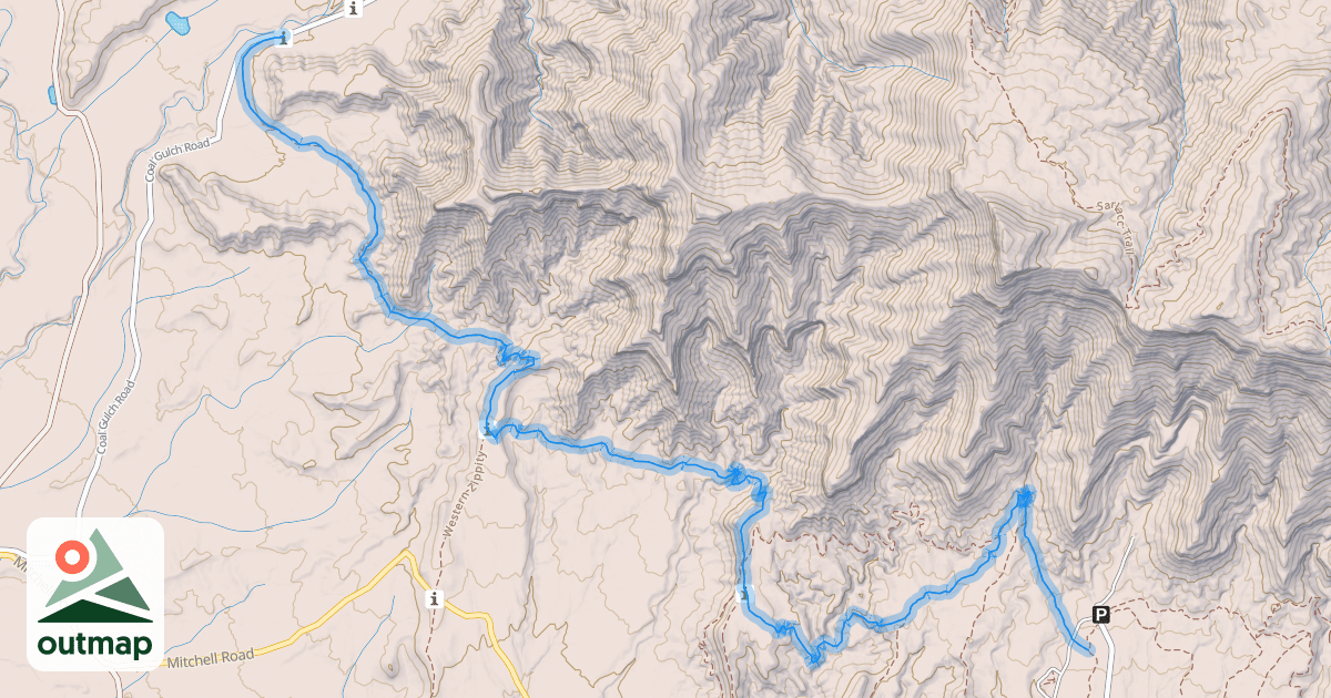 Map of Frontside Trail